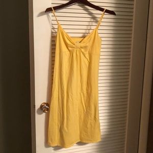 Yellow sun dress LOFT